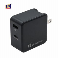 UE Electronic 65W氮化鎵電源(UES65LU2-SPC-M2)PD快充系列