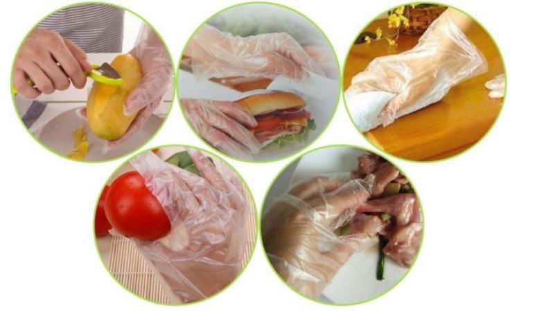 Disposable Transparent Plastic Gloves 3