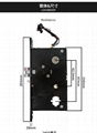 華麗佳星級酒店門鎖磁卡感應鎖智能門鎖電子ic卡鎖公寓賓館刷卡鎖 3