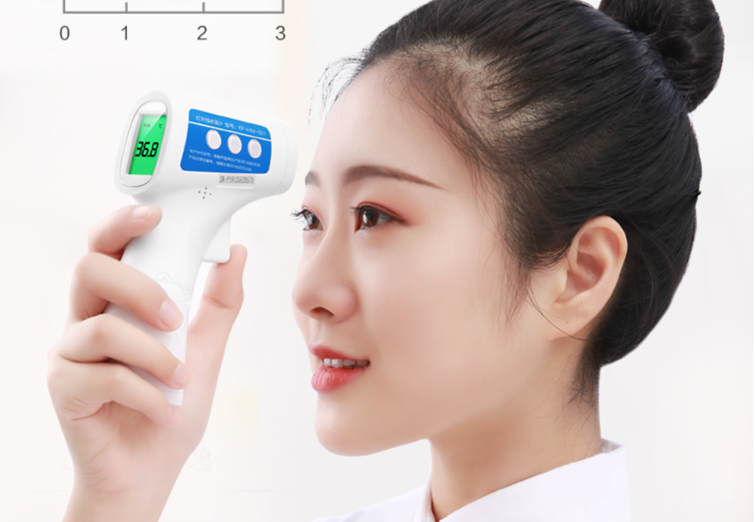 Non-contact forehead digital infrared thermometerf  4