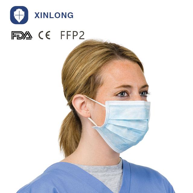 Factory direct sales 3ply surgical face mask Disposable facemask products mask