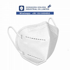 5 Ply KN95 Disposable Protective Mask CE Melt-blown  