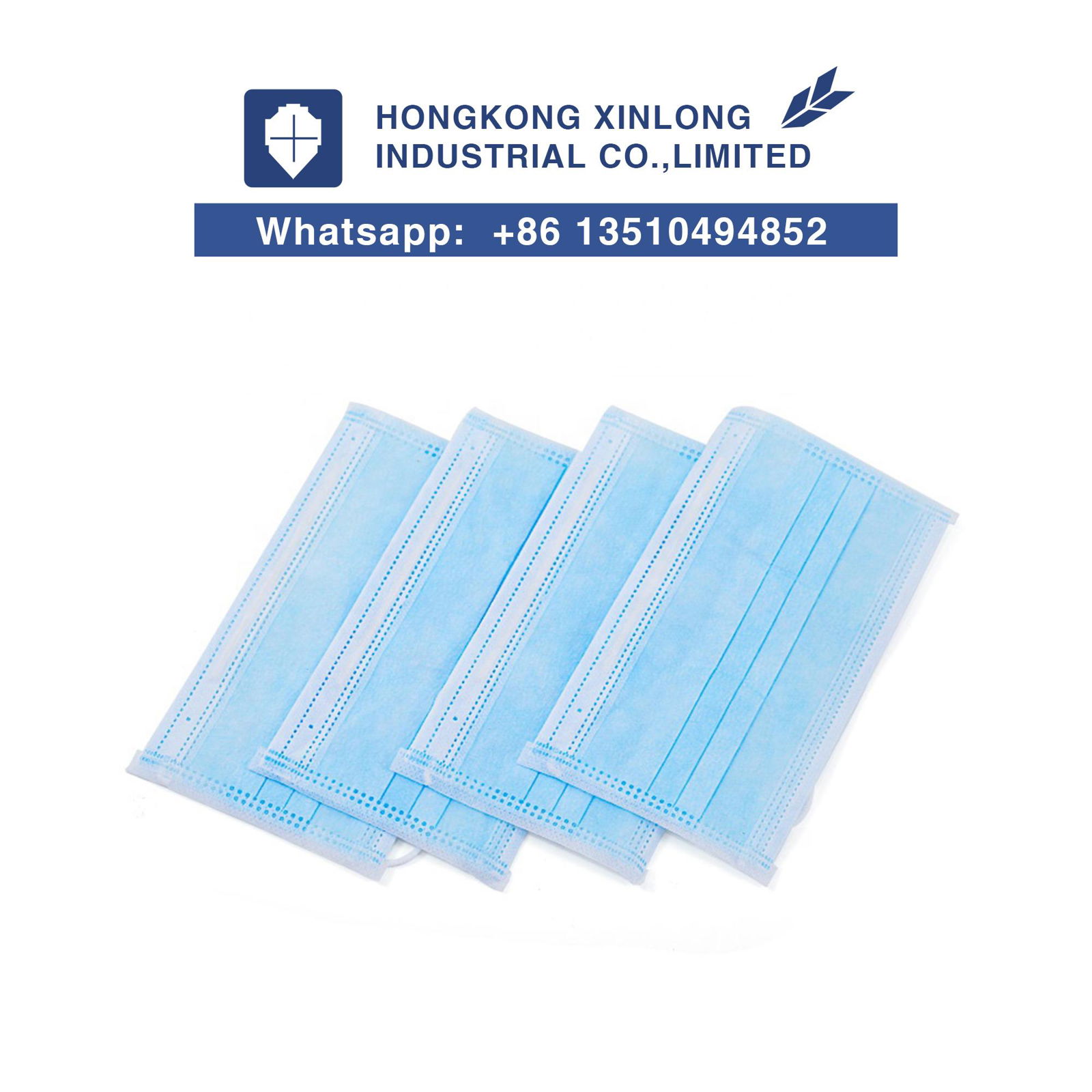 Three-layer Disposable Protective Face Mask With Filter Cloth