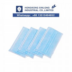 Three-layer Disposable Protective Face Mask With Filter Cloth