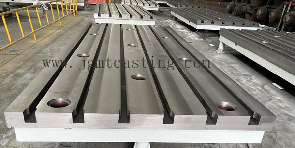 cast iron floor bed plate base platform for CNC machine centre