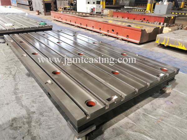 cast iron rivet welding plate assembly platform for milling machine 2
