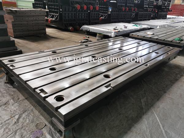 cast iron rivet welding plate assembly platform for milling machine 4