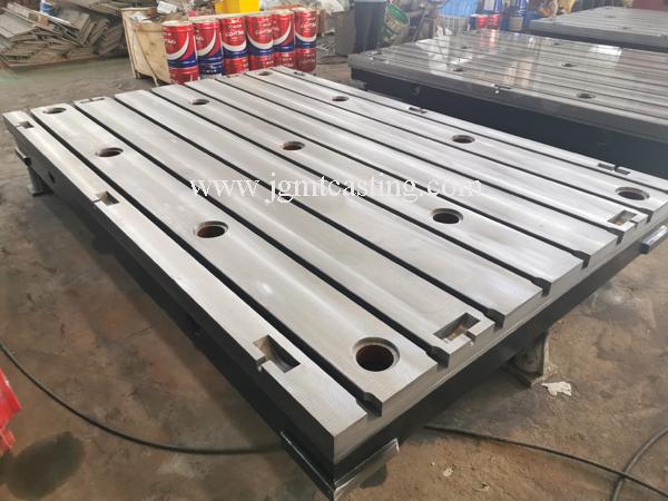 cast iron rivet welding plate assembly platform for milling machine 5