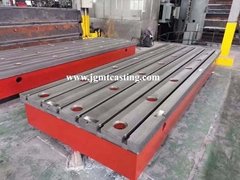 Hot selling cast iron surface plates bed platform for turning machine