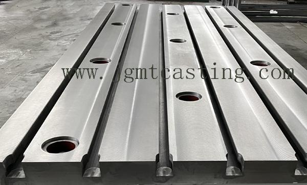 Gray cast iron HT250 clamping platform surface bed plate for milling machine