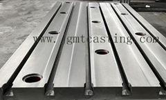 Gray cast iron HT250 clamping platform surface bed plate for milling machine