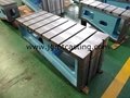 professional cast iron angle plates T-slots bent table for measuring 