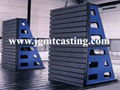 Gray cast iron HT250 bent plates measuring tables for CNC centre