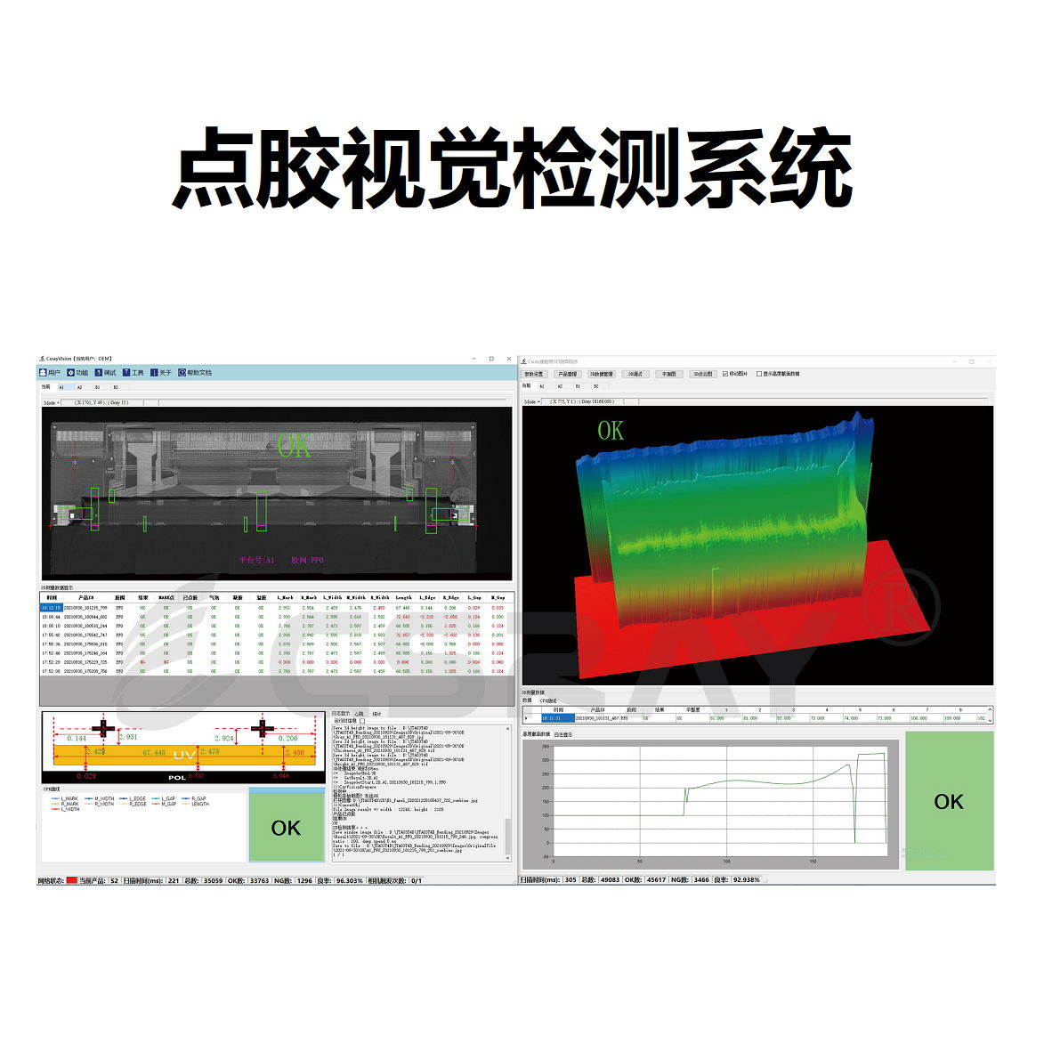 UV胶AOI视觉系统  溢胶视觉检测方案 3