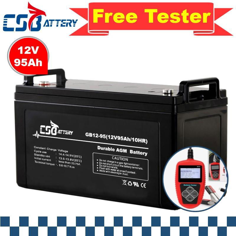 Csbattery 12V100ah SLA AGM Battery for Telecom-System/Medical-Equipment/Electric 5