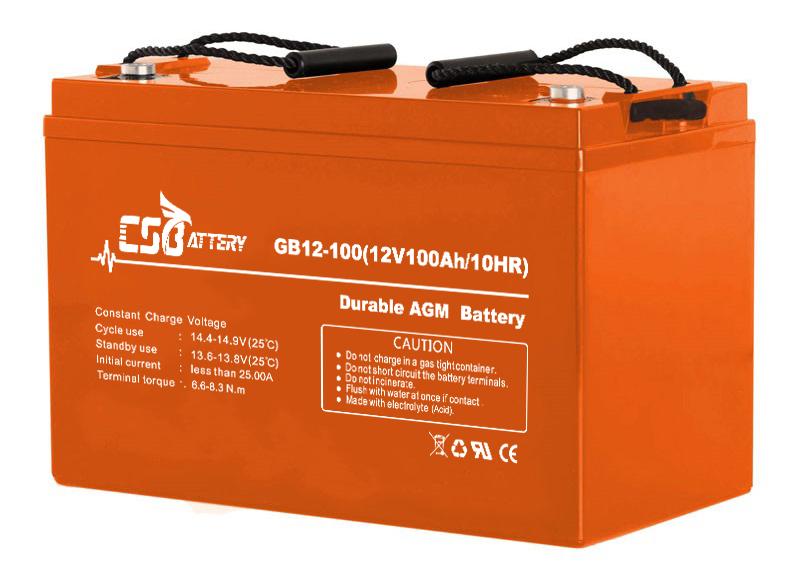 Csbattery 12V100ah Solar Storage AGM Battery  3