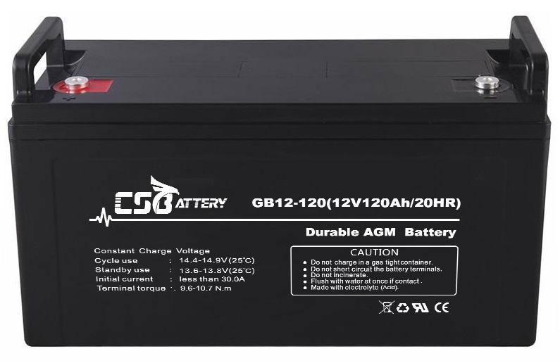 Csbattery 12V100ah Solar Storage AGM Battery  4