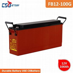Csbattery 12V105ah Slim Telecom Battery Racks Gel Battery 