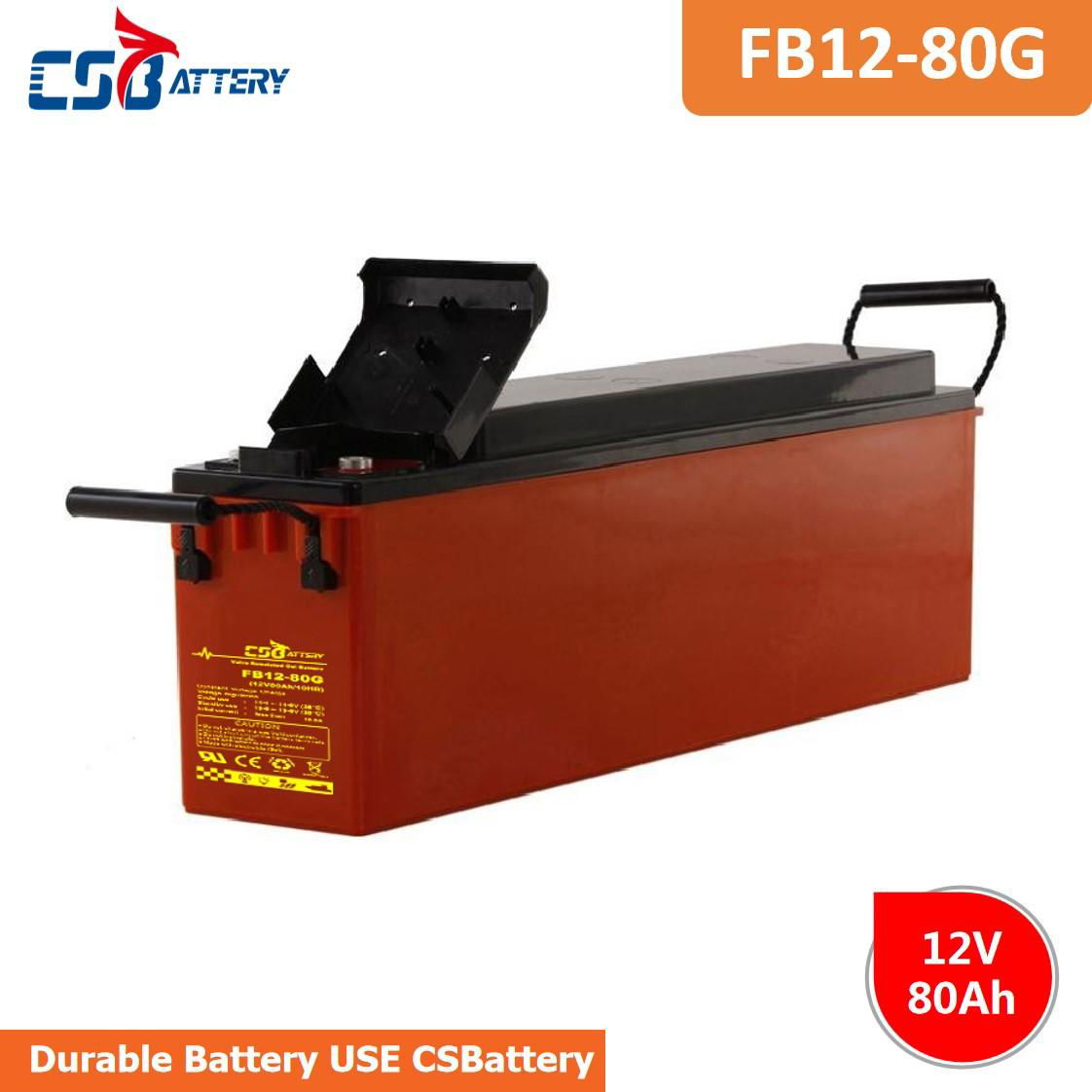 Csbattery 12V105ah Slim Telecom Battery Racks Gel Battery  5