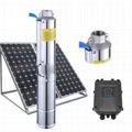 solar deep well submersible pump for