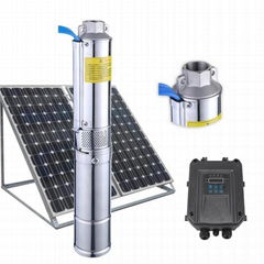 solar deep well submersible pump for irrigation 750w 