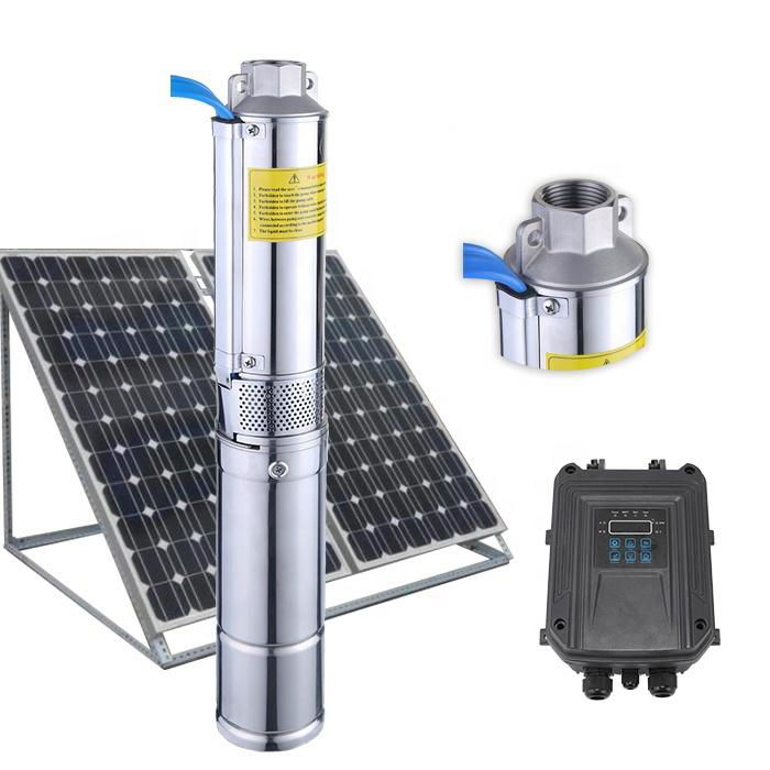dc brushless solar pump dc 48v solar powered water well pump system price