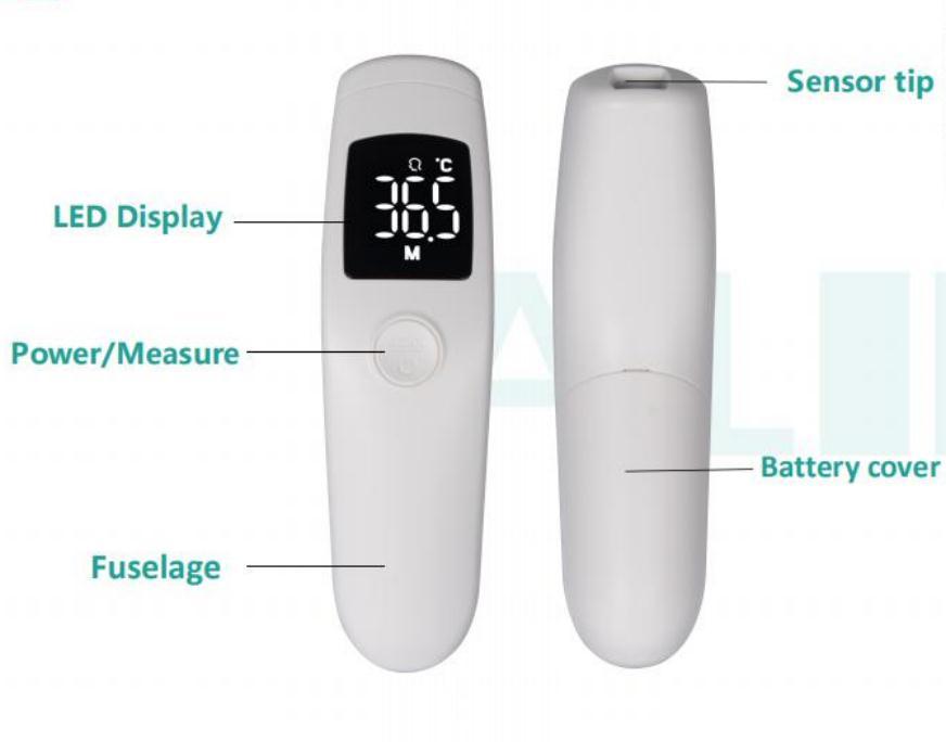 Infrared body thermometer  2