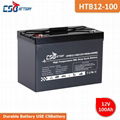 High temperature Long Life Deep Cycle 12V100ah  GEL BATTERY 1