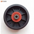 Universal Nylon W Bearing Pulley Wheel for Cable Gym Equipment Part