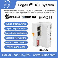 双网口 OPCUA I/O 耦合器分布式 IO 模块