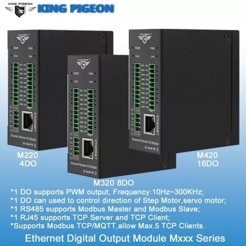 Modbus TCP 远程以太网继电器数字量输出IO模块 2