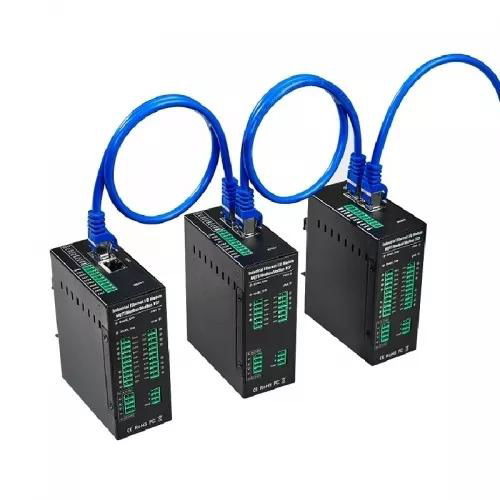 4DIN+4AIN+2AO+4DO Ethernet Remote IO Module MQTT 3