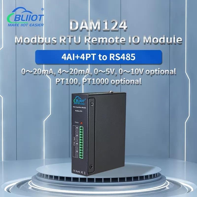 4AI+4RTD Remote Data Acquisition Multi-Channel Analog Acquisition Module