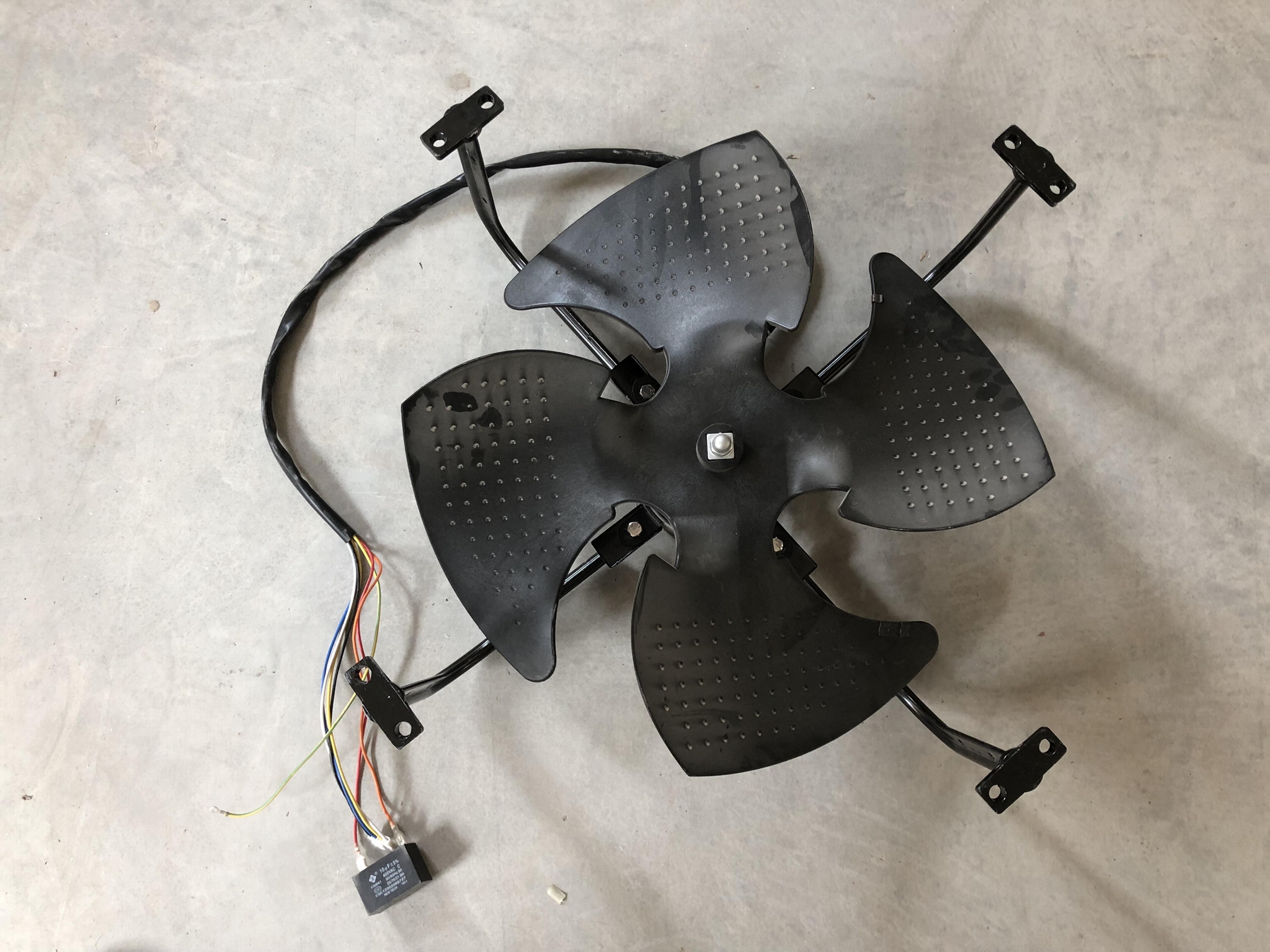 Moly portable air cooler spare parts fan blade MT75MB (China