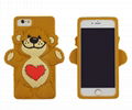 Cartoon silicone phone case 5