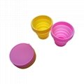 Fold silicone cup