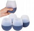 Fold silicone cup