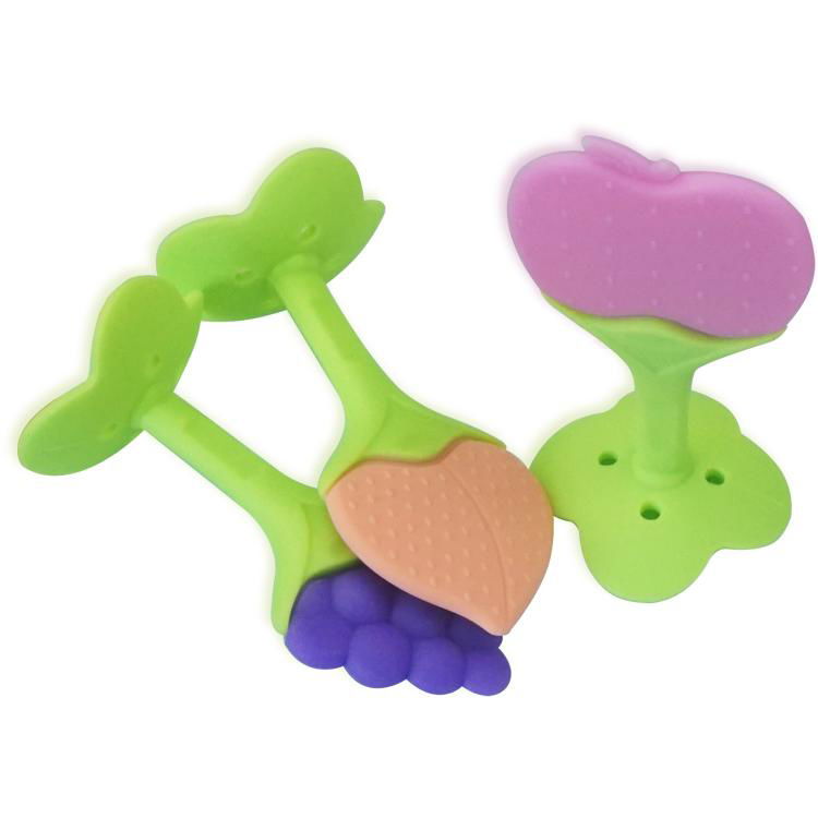 食品级硅胶婴儿磨牙公仔玩具 4
