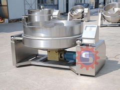 Gas jacketed kettle with mixer  jacketed boiling pot