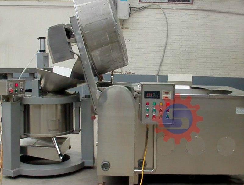 Industrial electric fryer  Electric convery fryer(Electric conveyor fryer) 3