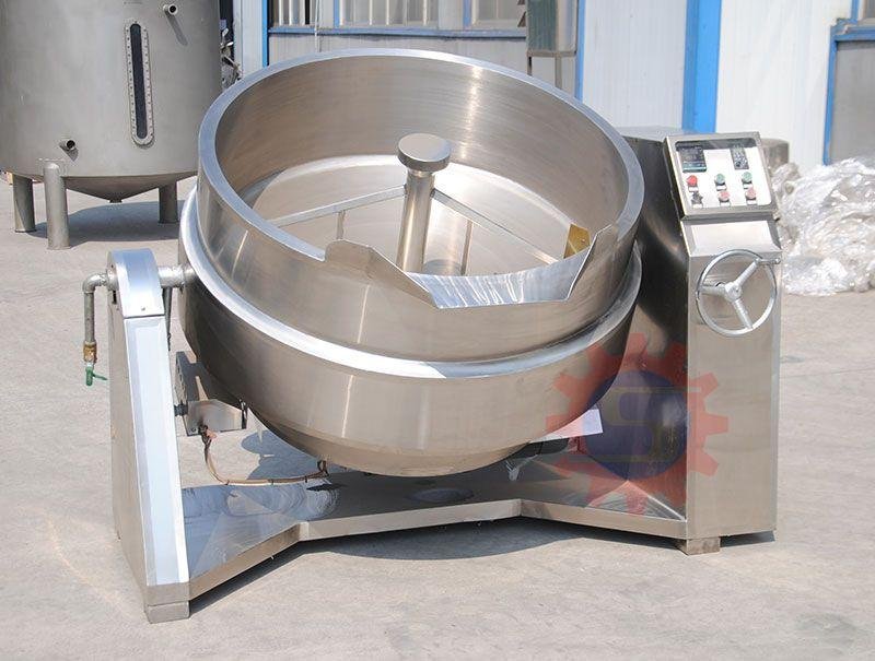 Chiliy jacketed kettle with mixer  Jacketed Kettle With Mixer  jacketed kettle  3