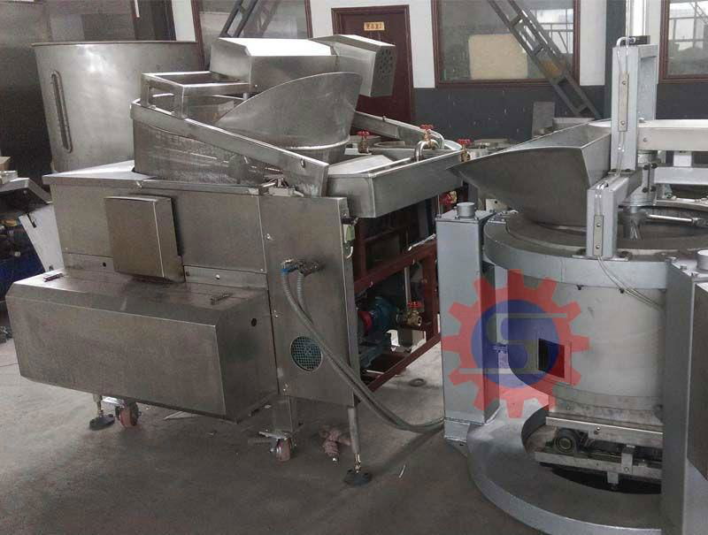 Fried food production line  Fryer  frying machine   2