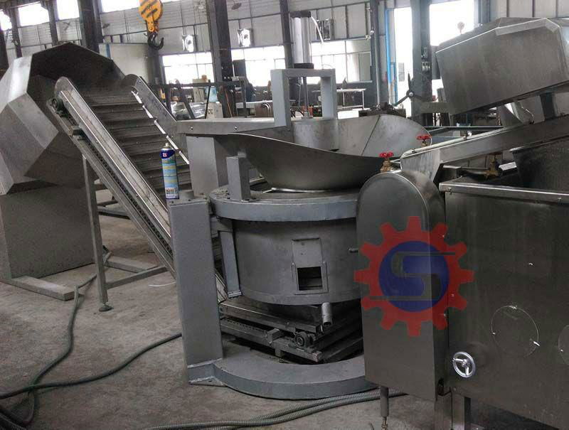 Fried food production line  Fryer  frying machine   3