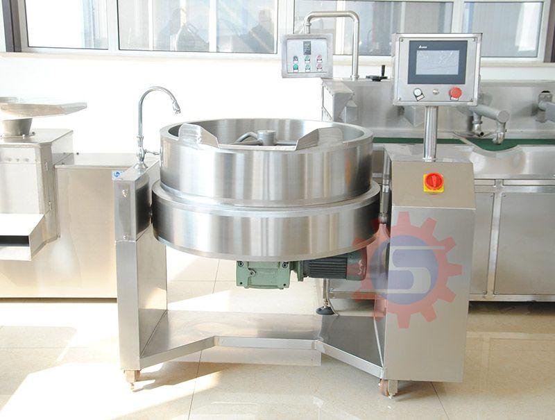 Khoya jacketed kettle with mixer      Steam jacketed kettle with mixer   