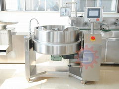 Khoya jacketed kettle with mixer     