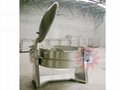 Steam boiling pot   steam jacketed kettle with stirrer   jacketed kettle price