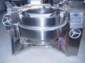 Gas boiling pot   Gas vacuum jacketed kettle china  gas tilting kettle