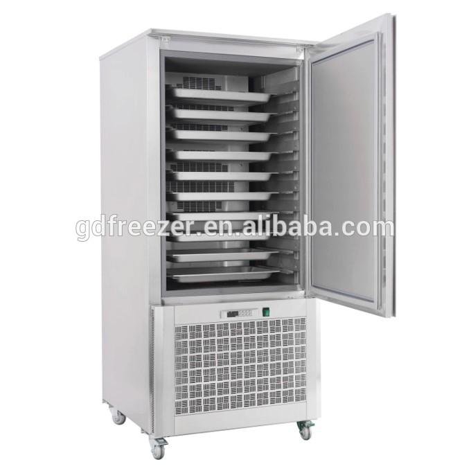 5 10 15 Pans Factory Price Commercial IQF Shock Quickly Blast chiller freezer