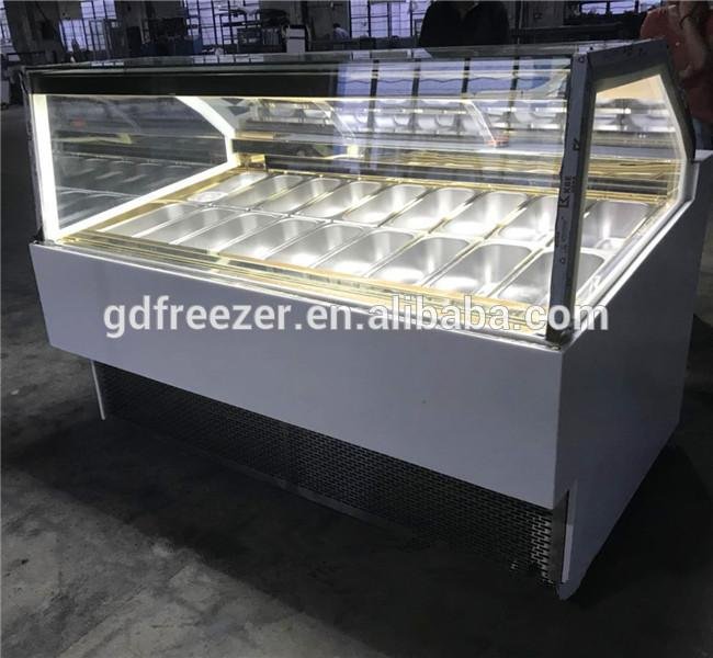 China Factory Price Popsicle Gelato Ice cream display freezer with CE  3