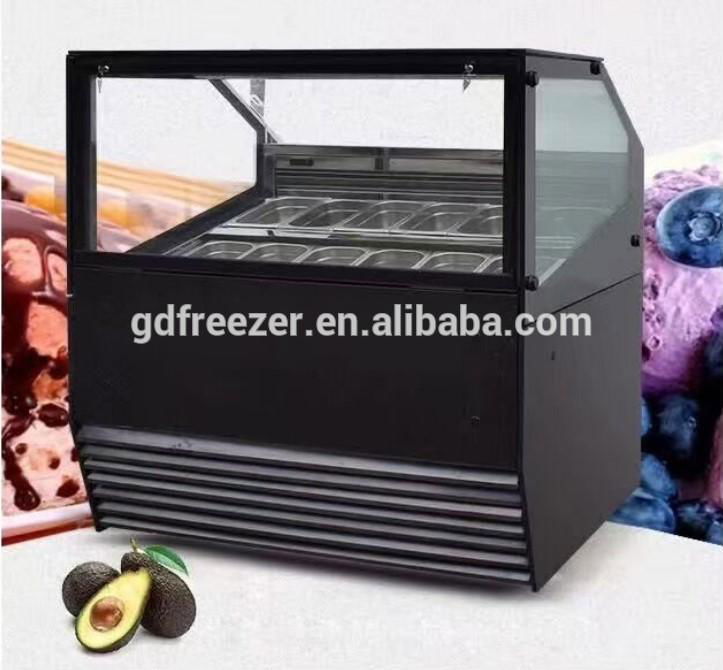 China Factory Price Popsicle Gelato Ice cream display freezer with CE 